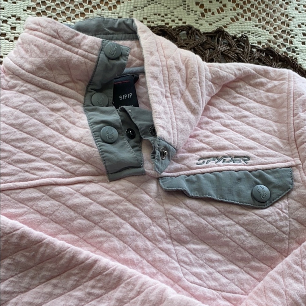 Pink Spyder Pull Over